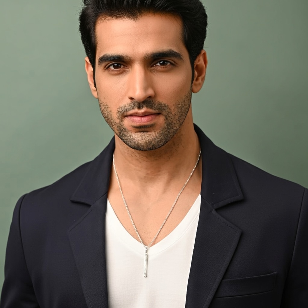 Onyx Edge Silver Pendant