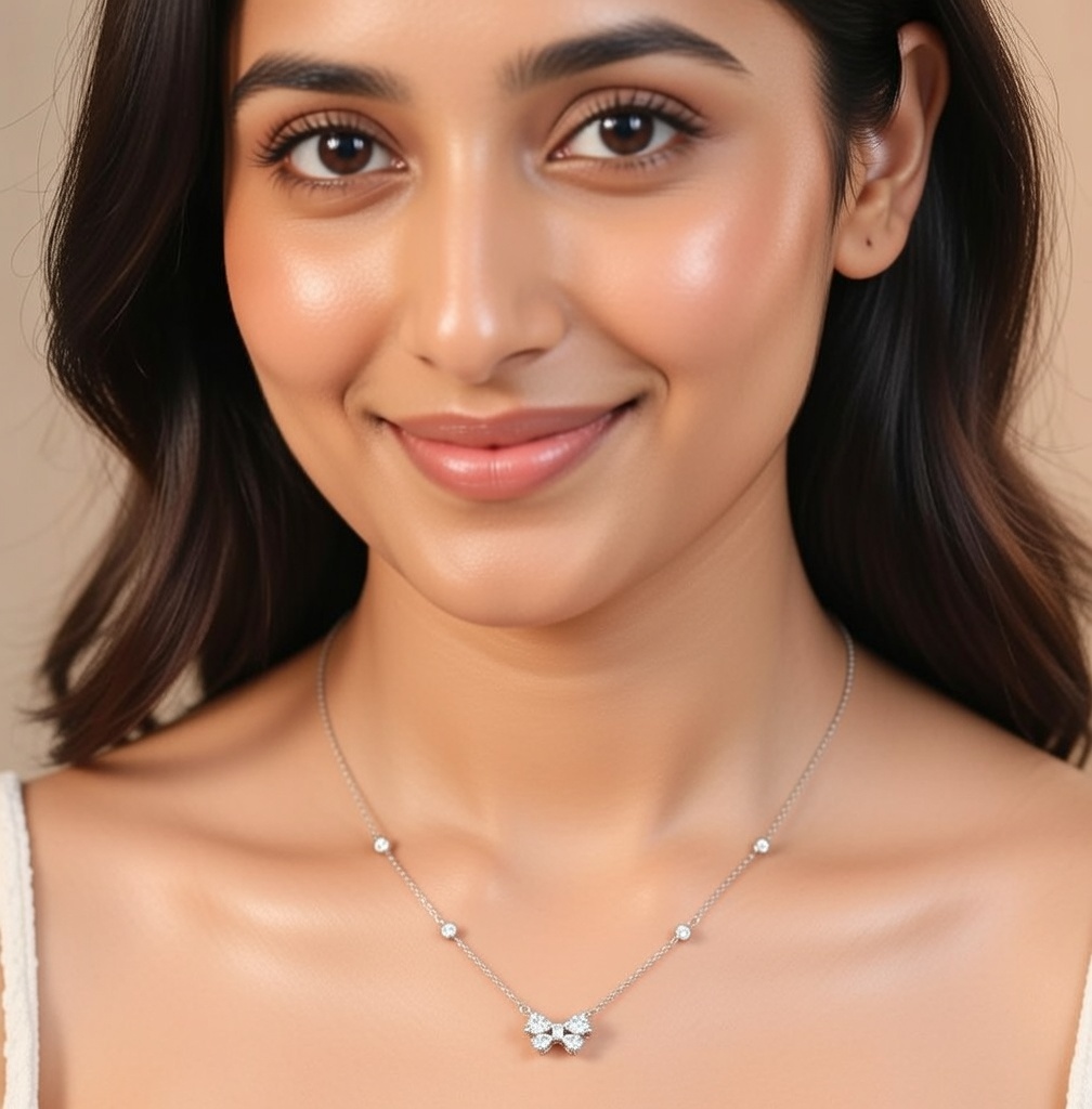 Belle Bow Diamond Chain