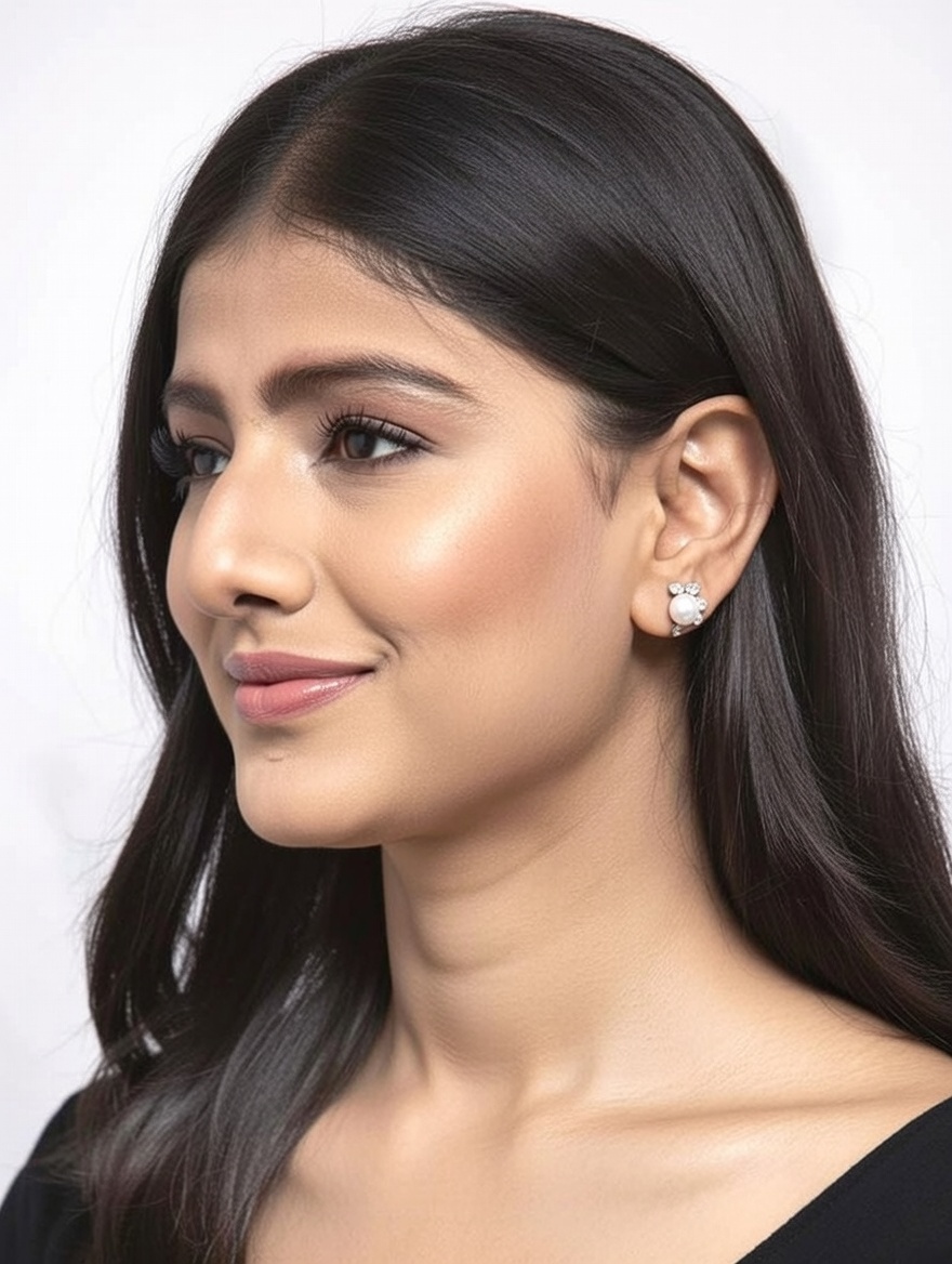 Ivory Glow Pearl Studs