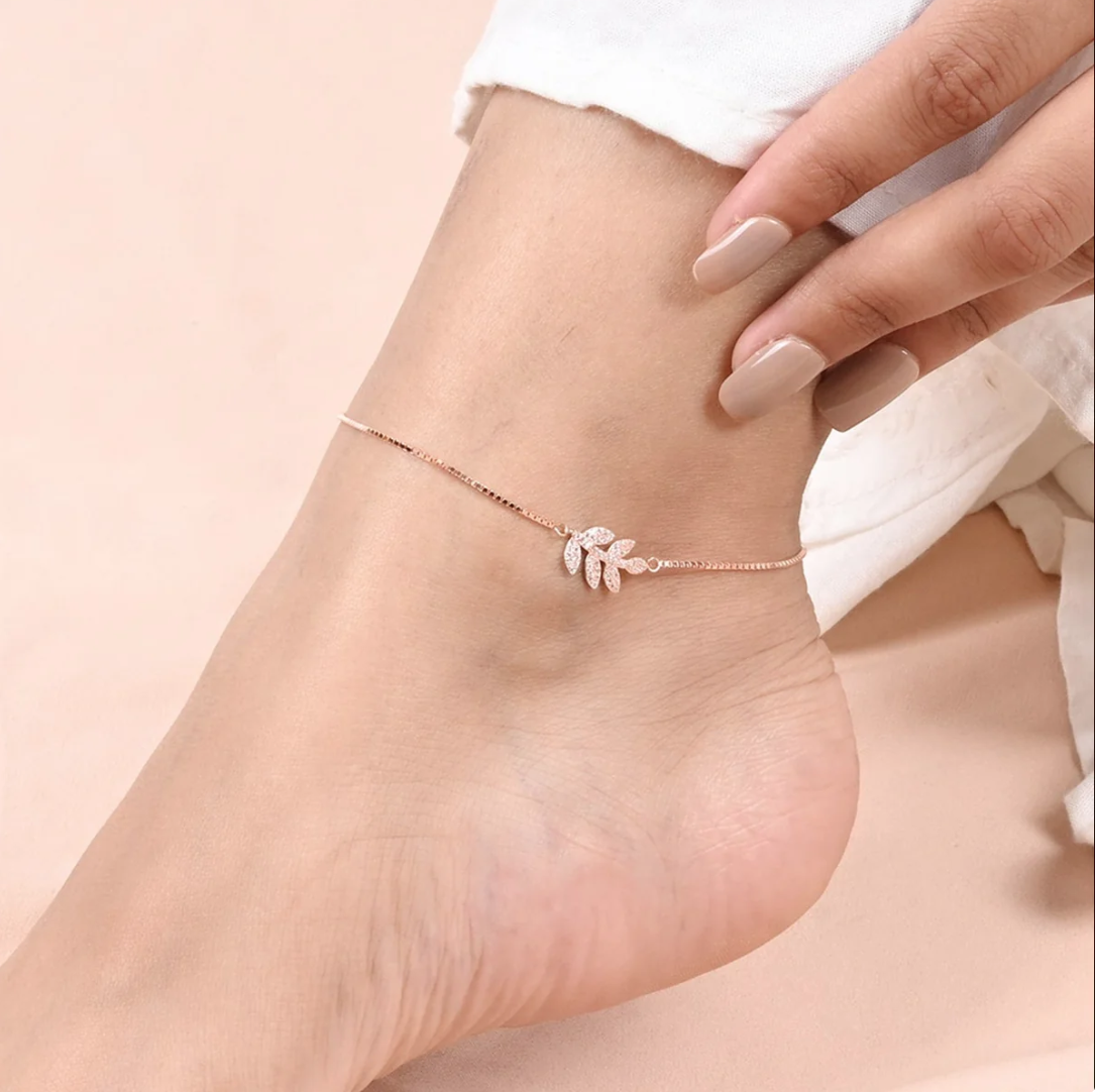 Whispering Leaves Anklet