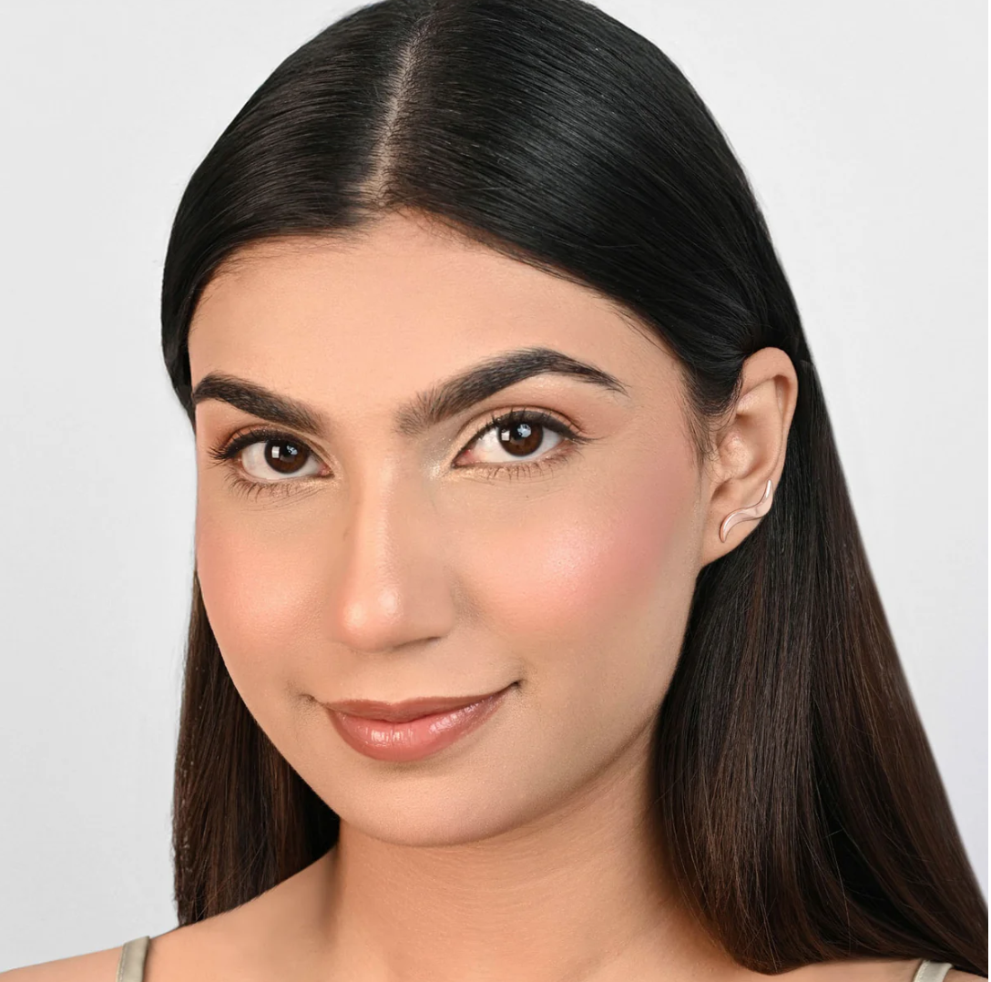 Rose Wave Stud Earrings