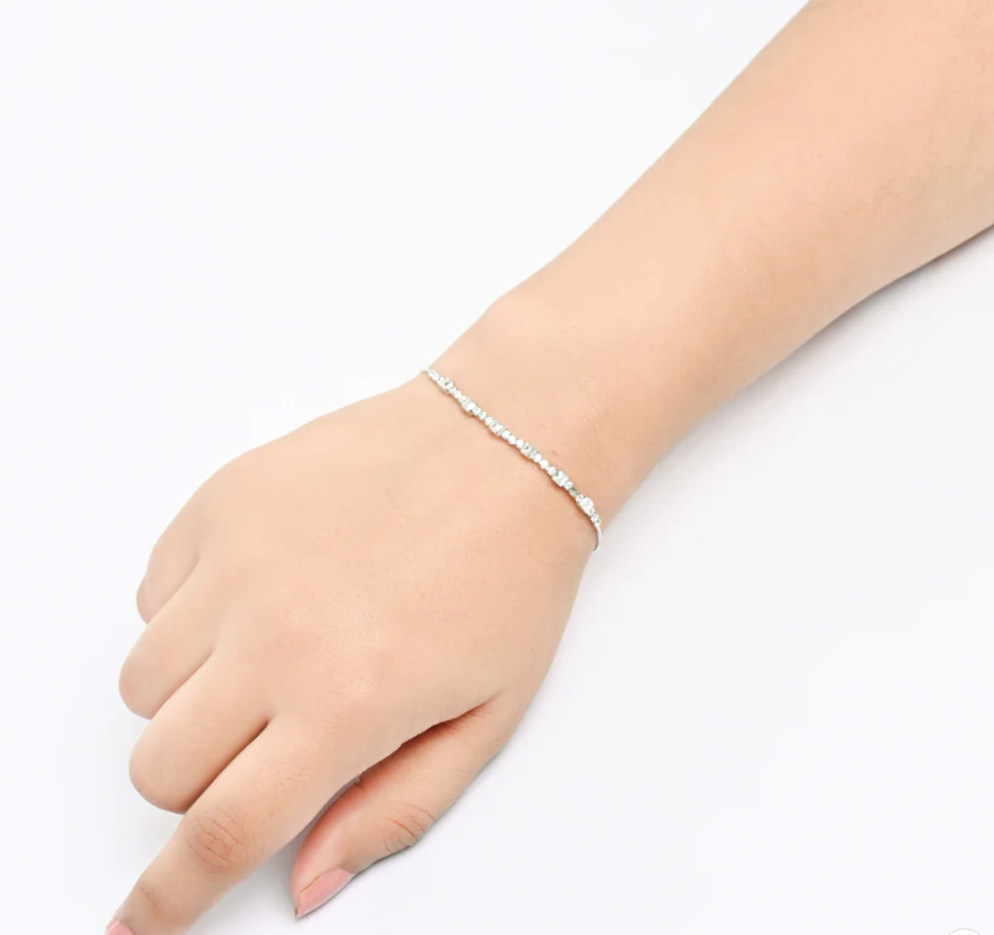 Minimal Luxe Cube Bracelet