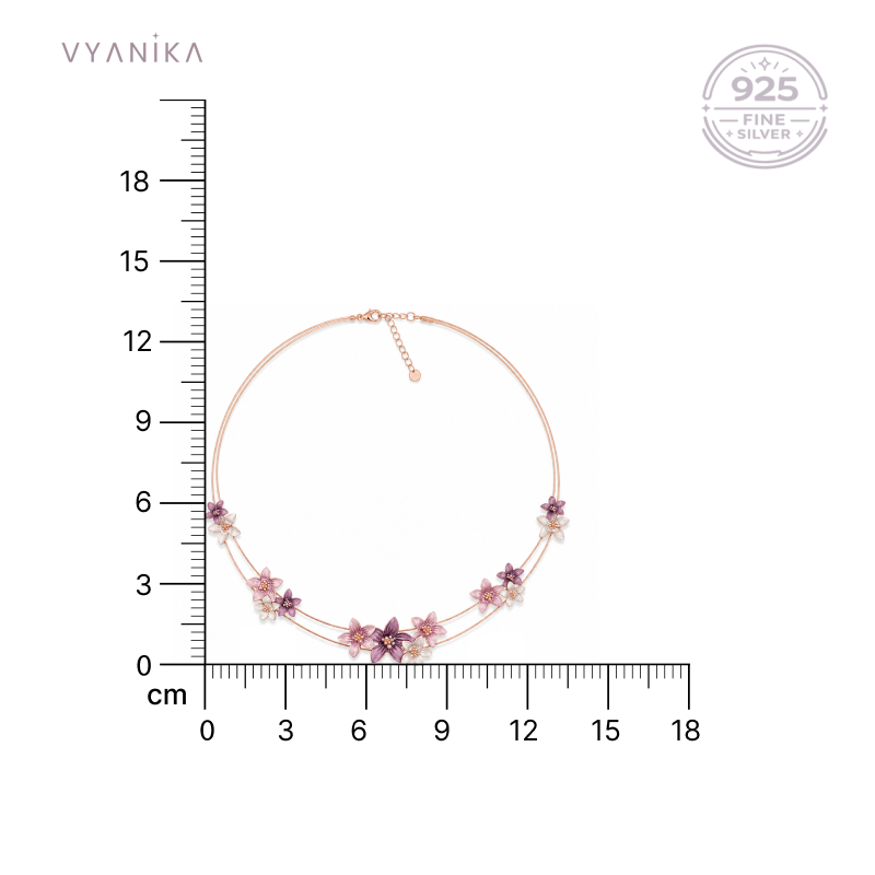 Vyanika Blossom Luxe Necklace & Earrings Set