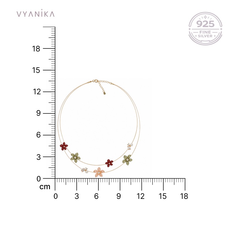 Vyanika Eternal Spring Necklace & Earrings Set