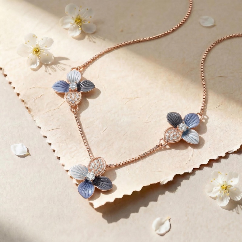 Vyanika Blue Blossom Bracelet