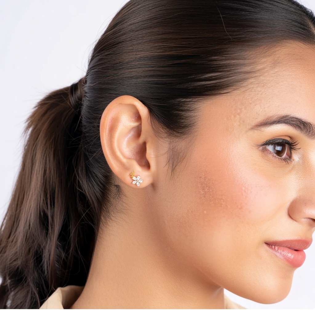 Blossom Spark Stud Earrings