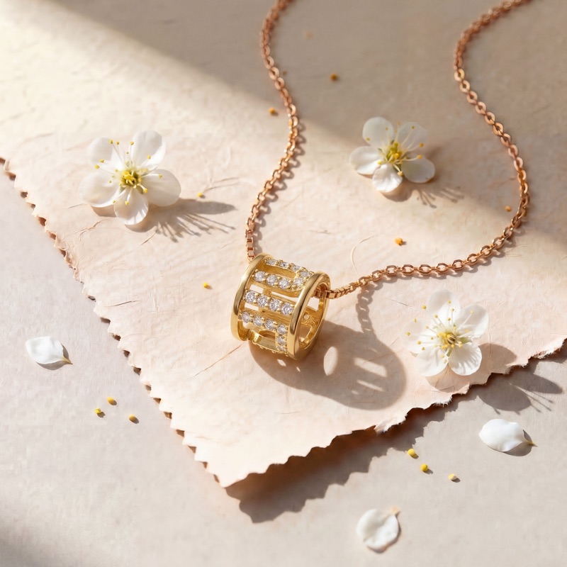 Vyanika Crystal Barrel Pendant