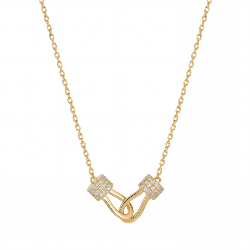 Vyanika Interlock Luxe Pendant Necklace
