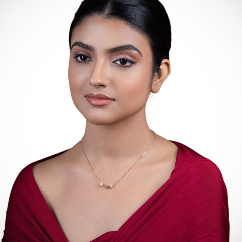 Vyanika Interlock Luxe Pendant Necklace