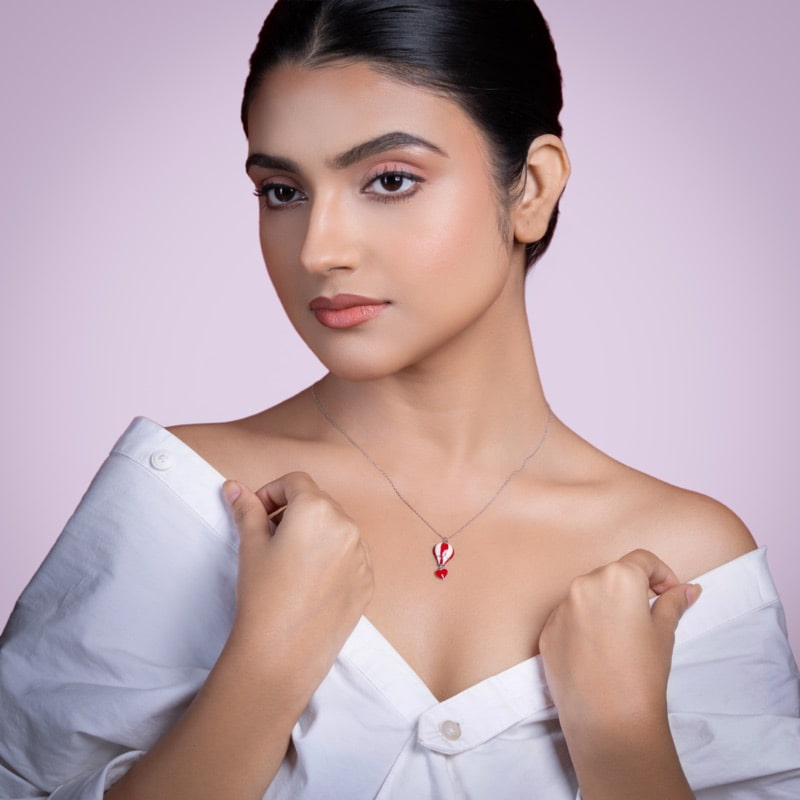 Vyanika Love Balloon Pendant Necklace