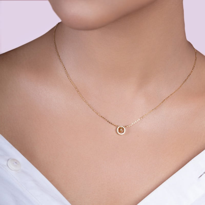 Vyanika Orbit Layered Circle Pendant
