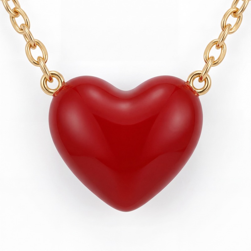 Vyanika Scarlet Heart Pendant