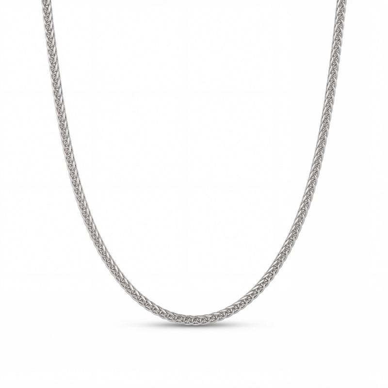 Vyanika Silver Rope Chain for Men