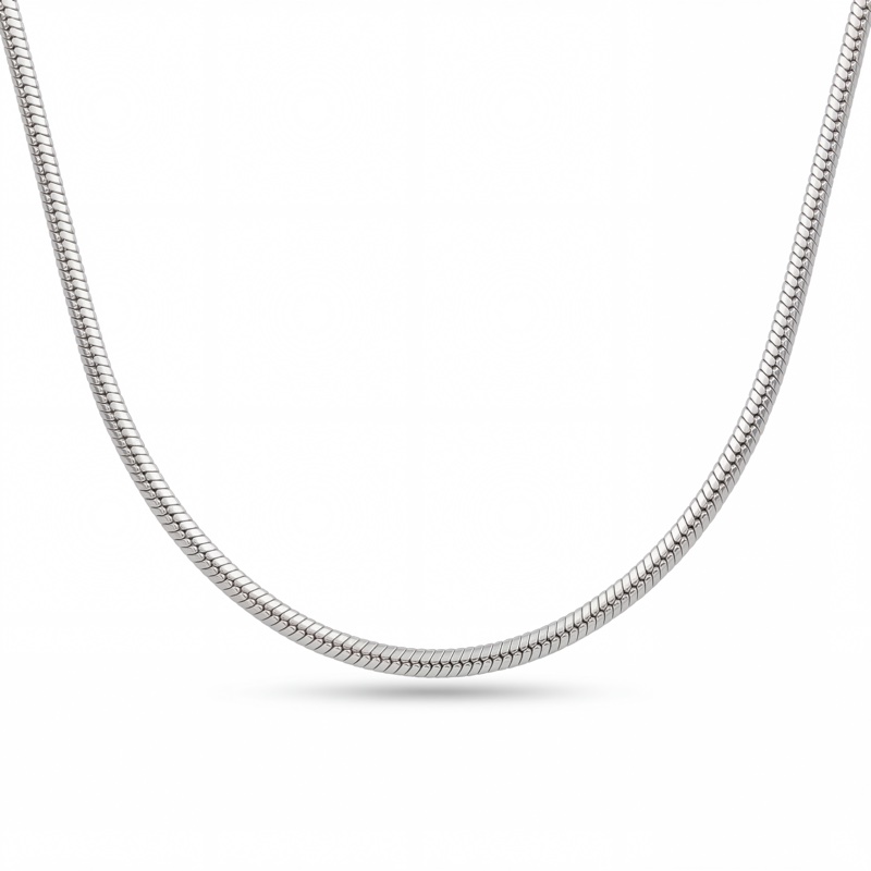 Vyanika Silver Snake Chain for Men