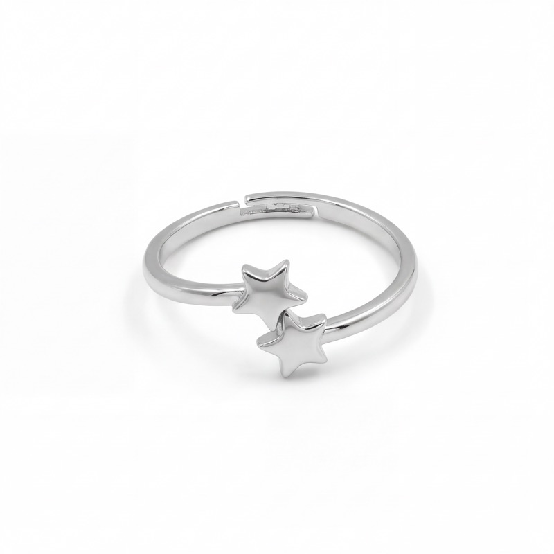 Vyanika Twin Star Open Adjustable Ring