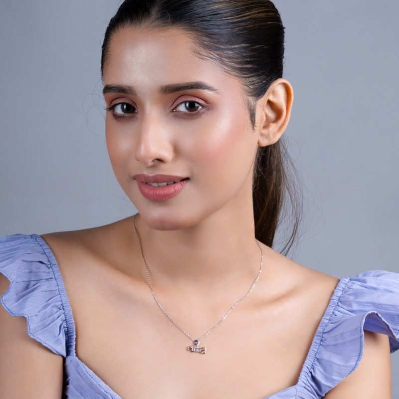Vyanika Smile Charm Pendant Necklace