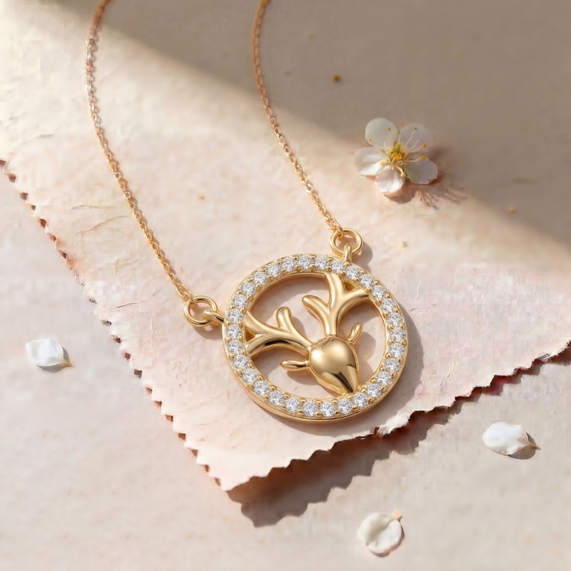 Vyanika Stag Charm Pendant