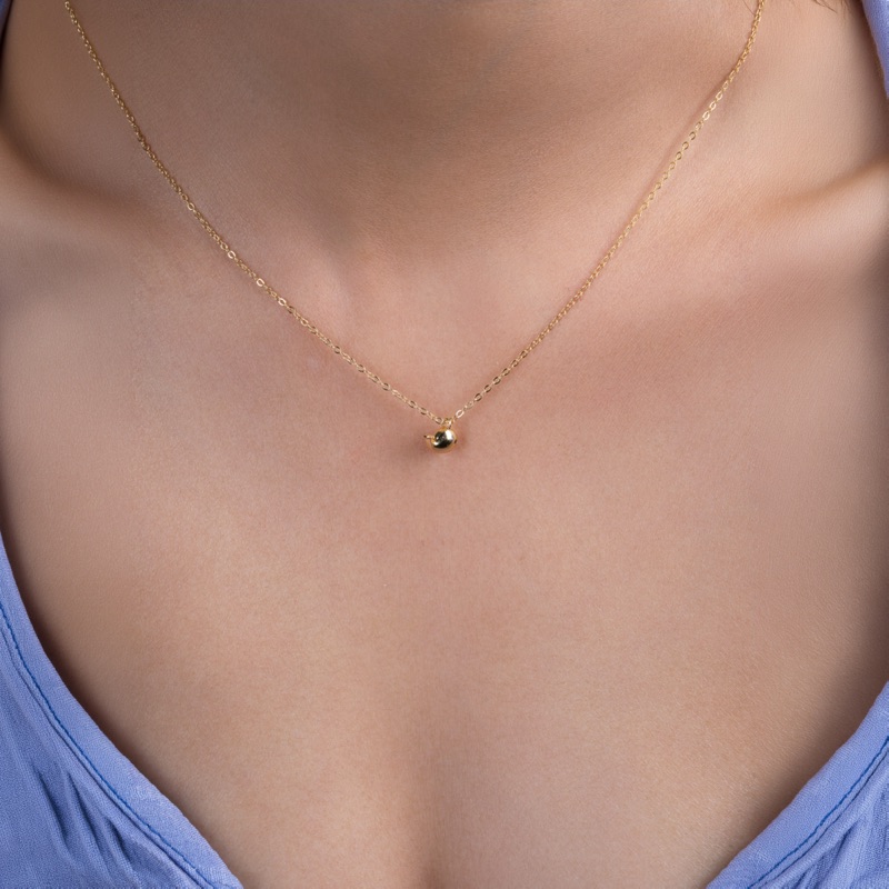 Vyanika Cute Whale Gold Plated Silver Pendant